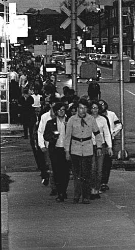 Western Maryland College, Kent State March, midtown, Westminster, Maryland